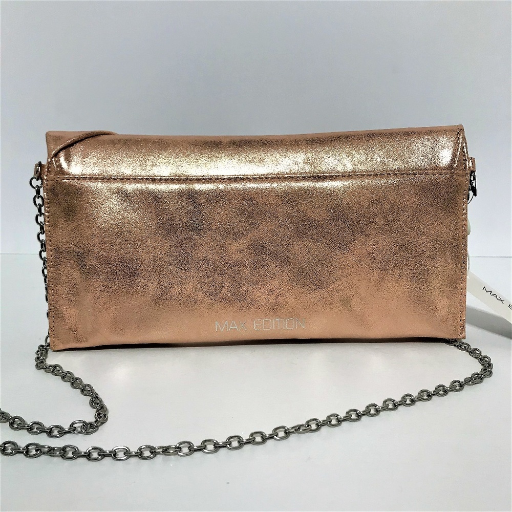 MAX EDITION BOW CLUTCH ROSE GOLD - Picture 4 of 8